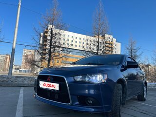 2008 Mitsubishi Lancer X, синий, 780000 рублей, вид 4