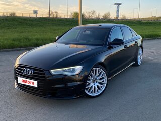 2015 Audi A6 IV (C7) Рестайлинг, чёрный, 1700000 рублей, вид 3