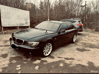 2006 BMW 7 серии 740i IV (E65/E66) Рестайлинг, чёрный, 1050000 рублей, вид 2