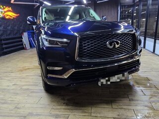 2018 Infiniti QX80 I Рестайлинг 2, синий, 4800000 рублей, вид 1