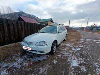 2002 Toyota Caldina II Рестайлинг, белый, 600000 рублей, вид 1