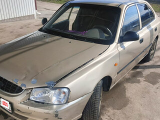 2006 Hyundai Accent ТагАЗ II, бежевый, 320000 рублей, вид 1