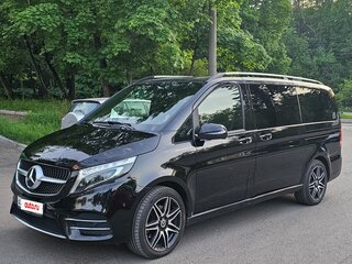 2020 Mercedes-Benz V-Класс Long 220 d длинный III (W447) Рестайлинг, чёрный, 5300000 рублей, вид 2