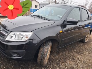 2015 Lada (ВАЗ) Granta I, чёрный, 530000 рублей, вид 2
