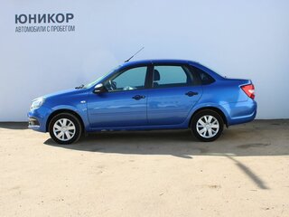 2019 Lada (ВАЗ) Granta I Рестайлинг, синий, 519000 рублей, вид 2