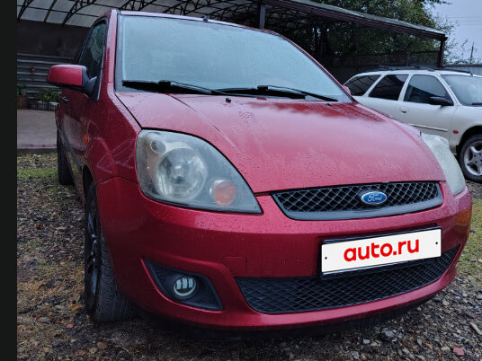 2006 Ford Fiesta Mk5, красный, 360000 рублей