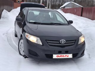 2007 Toyota Corolla X (E140, E150), чёрный, 650000 рублей, вид 1