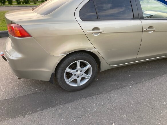 2008 Mitsubishi Lancer X, бежевый, 670000 рублей - вид 7
