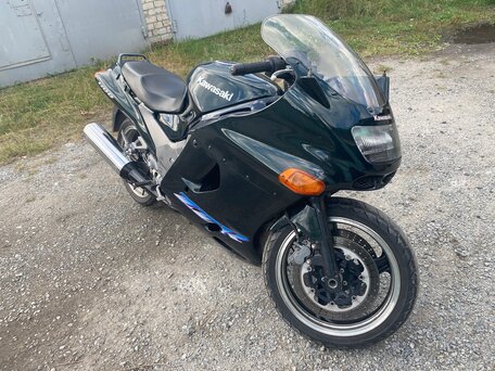 1996 Kawasaki ZZR 1100, зелёный, 240000 рублей, вид 4