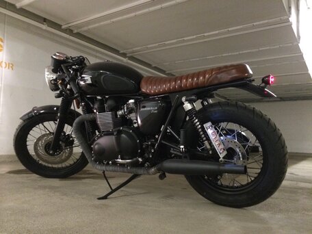 2013 Triumph Bonneville T100, чёрный, 710000 рублей, вид 1
