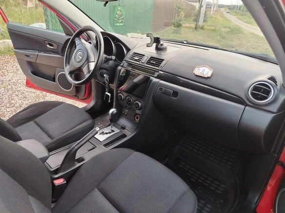 2007 Mazda 3 I (BK) Рестайлинг, красный, 550000 рублей - вид 8
