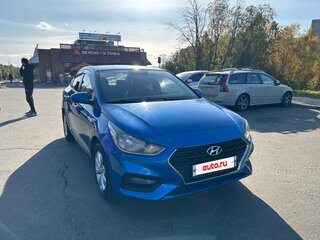 2018 Hyundai Solaris II, синий, 850000 рублей, вид 1