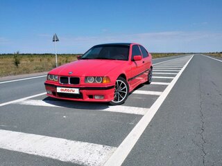 1997 BMW 3 серии Compact 316i III (E36), красный, 470000 рублей, вид 1