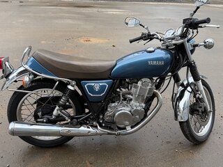 2019 Yamaha SR400, голубой, 509000 рублей, вид 3