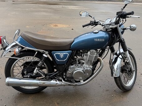 2019 Yamaha SR400, голубой, 509000 рублей, вид 3