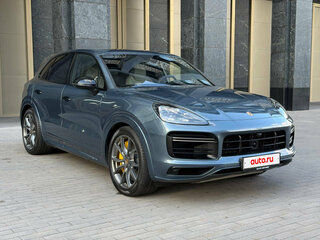 2018 Porsche Cayenne Turbo III, голубой, 8700000 рублей, вид 3