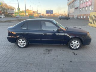 2004 Hyundai Accent II Рестайлинг, синий, 290000 рублей, вид 2