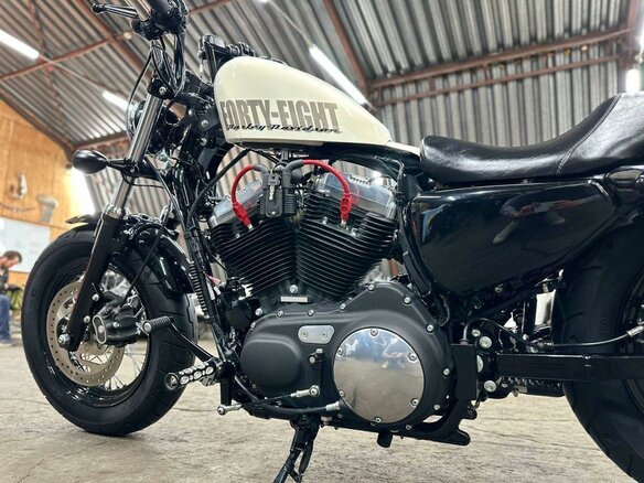 2014 Harley-Davidson Sportster 1200, белый, 1310000 рублей - вид 17