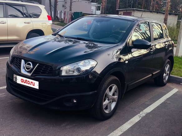 2013 Nissan Qashqai I Рестайлинг, чёрный - вид 1