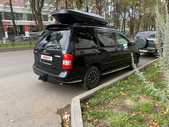 2001 Mazda MPV II (LW), чёрный, 475000 рублей - вид 2