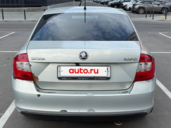 2015 Skoda Rapid I, серый - вид 4