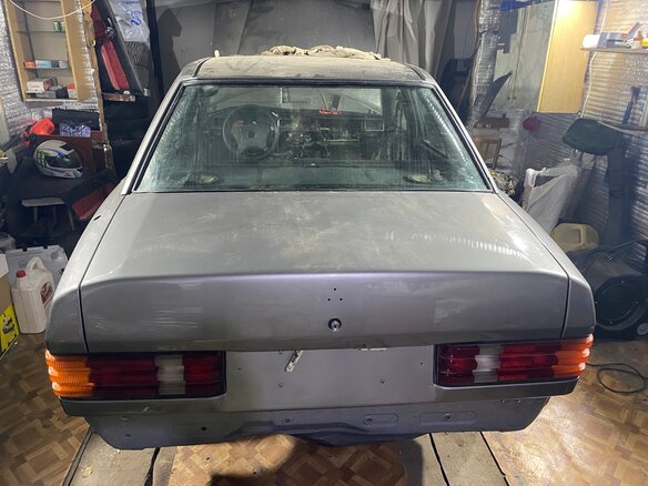 1991 Mercedes-Benz 190 (W201), серый, 250000 рублей - вид 3