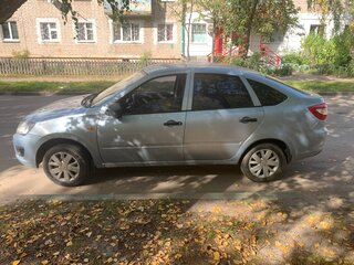 2015 Lada (ВАЗ) Granta I, голубой, 320000 рублей, вид 4