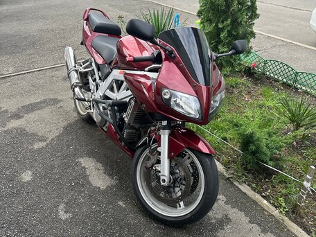 2003 Suzuki SV 1000, красный, 350000 рублей, вид 1