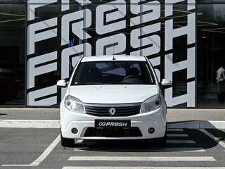 2012 Renault Sandero I, белый, 689000 рублей, вид 3
