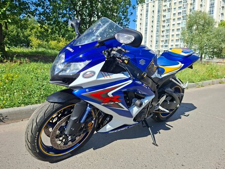 2008 Suzuki GSX-R 750, синий, 750000 рублей, вид 2