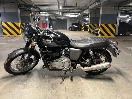 2011 Triumph Bonneville T100, чёрный, 600000 рублей, вид 3