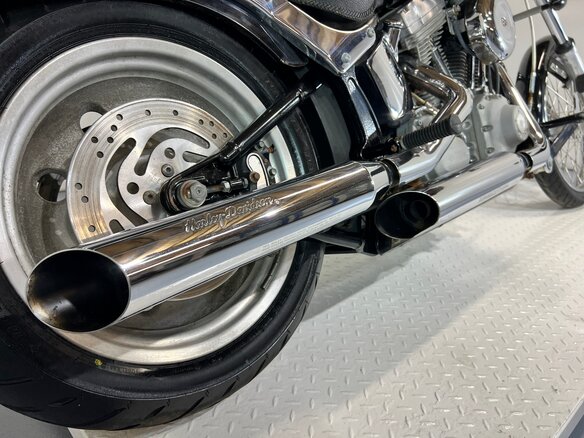 2007 Harley-Davidson Softail Standard, чёрный, 450000 рублей - вид 23