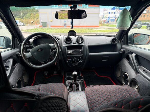 2014 Lada (ВАЗ) Granta I, серый, 450000 рублей - вид 9