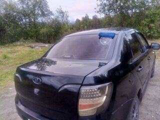 2012 Lada (ВАЗ) Granta I, чёрный, 150000 рублей, вид 4