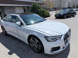 2021 Audi A6 45 TFSI V (C8), белый, 4798000 рублей, вид 2