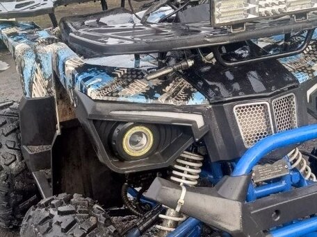2024 Yamaha Grizzly 250, синий, 165000 рублей, вид 4
