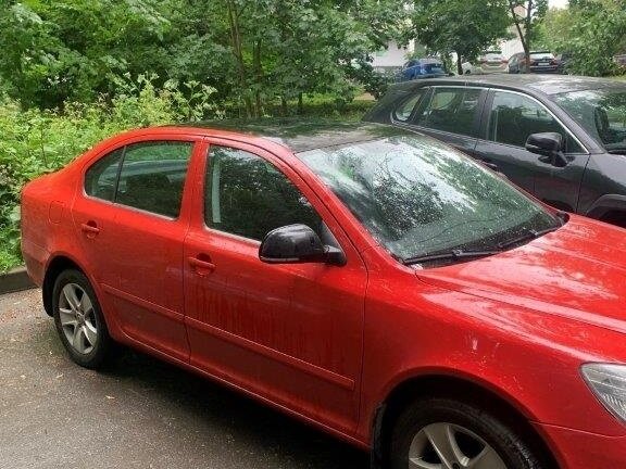 2010 Skoda Octavia II (A5) Рестайлинг, красный, 800000 рублей - вид 3