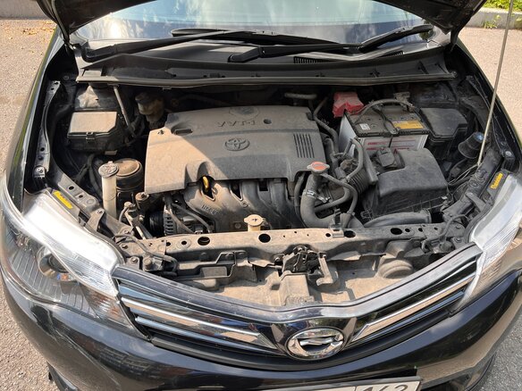 2013 Toyota Corolla Fielder XI (E160, E170, E180), чёрный, 1150000 рублей - вид 10