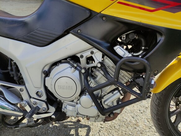 1995 Yamaha TDM850, жёлтый, 250000 рублей - вид 7