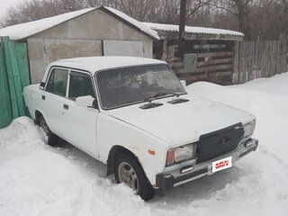 2005 Lada (ВАЗ) 2107, белый, 105000 рублей, вид 1