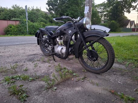 1950 BMW R 35, чёрный, 250000 рублей, вид 3