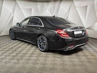 2017 Mercedes-Benz S-Класс AMG 63 AMG Long III (W222, C217) Рестайлинг, чёрный, 4973000 рублей, вид 4