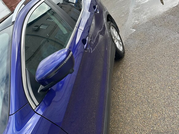 2014 Nissan Qashqai II, синий - вид 8