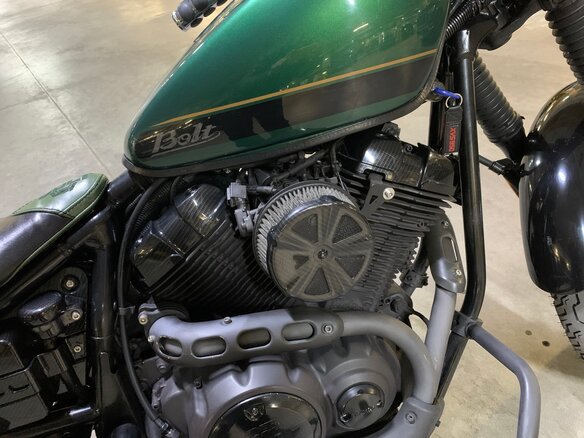 2014 Yamaha XV950 Bolt, зелёный, 559000 рублей - вид 8