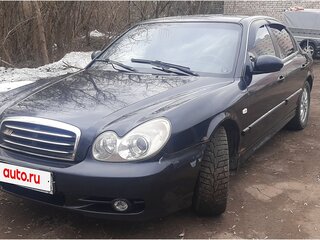 2007 Hyundai Sonata ТагАЗ IV (EF) Рестайлинг, чёрный, 320000 рублей, вид 2