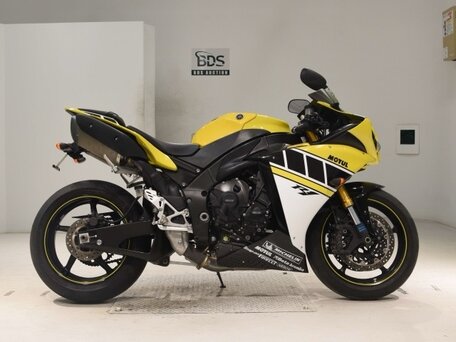 2009 Yamaha YZF-R1, жёлтый, 693000 рублей, вид 2