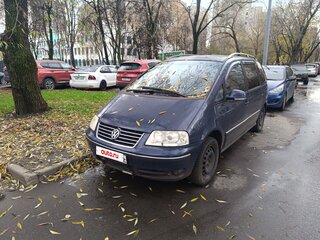 2004 Volkswagen Sharan I Рестайлинг 2, синий, 250000 рублей, вид 1