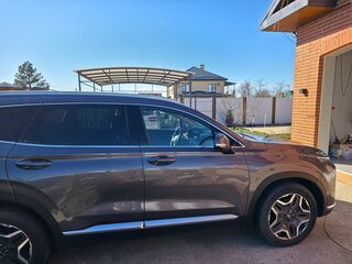 2021 Hyundai Santa Fe IV Рестайлинг, серый, 4200000 рублей, вид 3