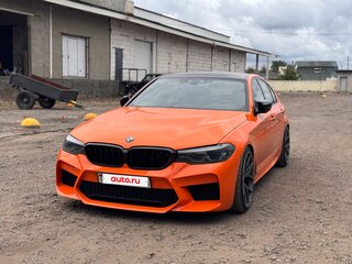 2017 BMW 5 серии M550i xDrive VII (G30/G31/G38), оранжевый, 5000000 рублей, вид 2