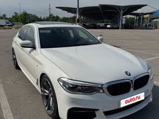 2017 BMW 5 серии 530i VII (G30/G31/G38), белый, 3200000 рублей, вид 2